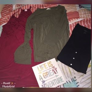 Bundle of 2 XL Tops and 1 2XL Cardigan ✨